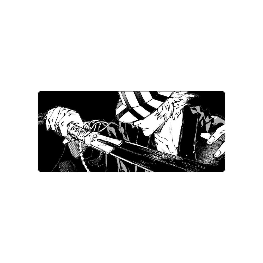 Mousepad urahara kisuke bleach manga 95x42 Classic | Custom