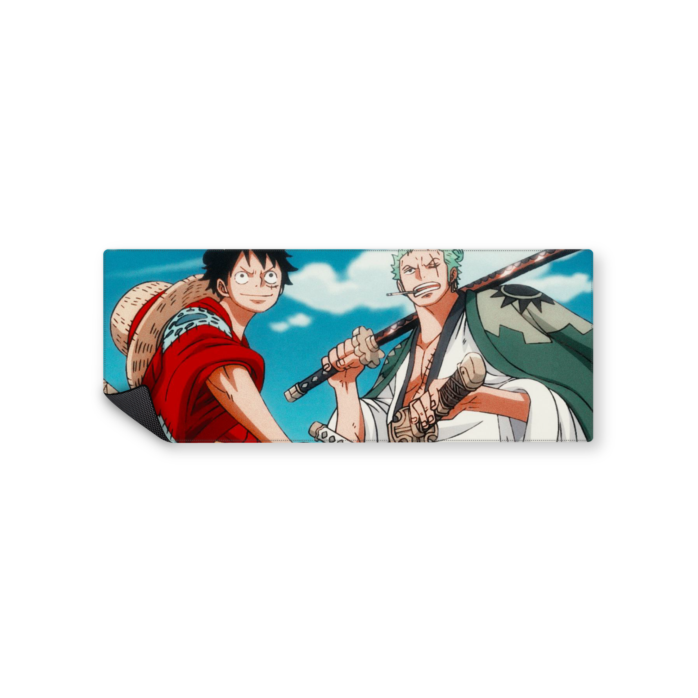 Mousepad zoro luffy 82x32 Classic | Custom